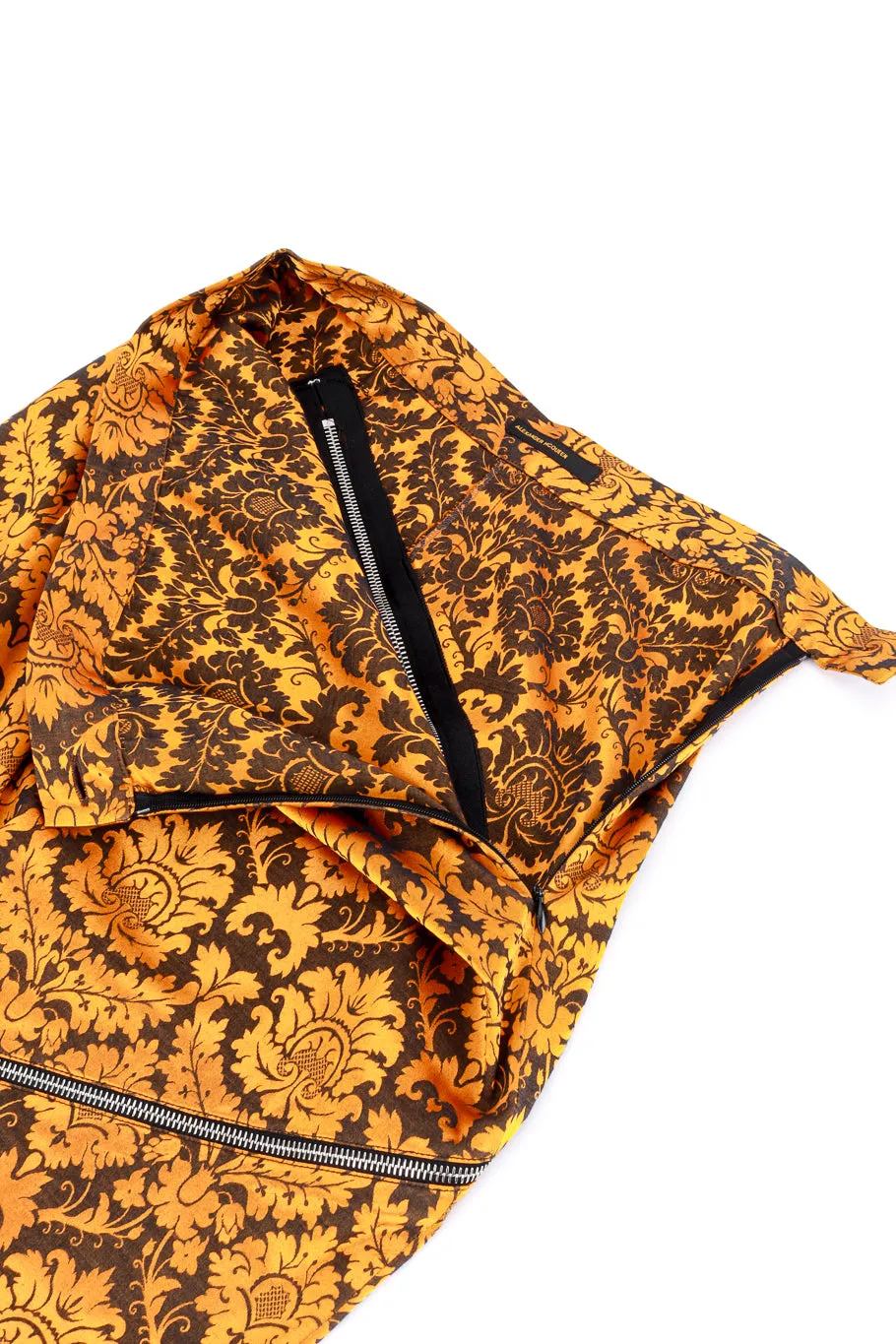1997 S/S Damask Zipper Pencil Skirt