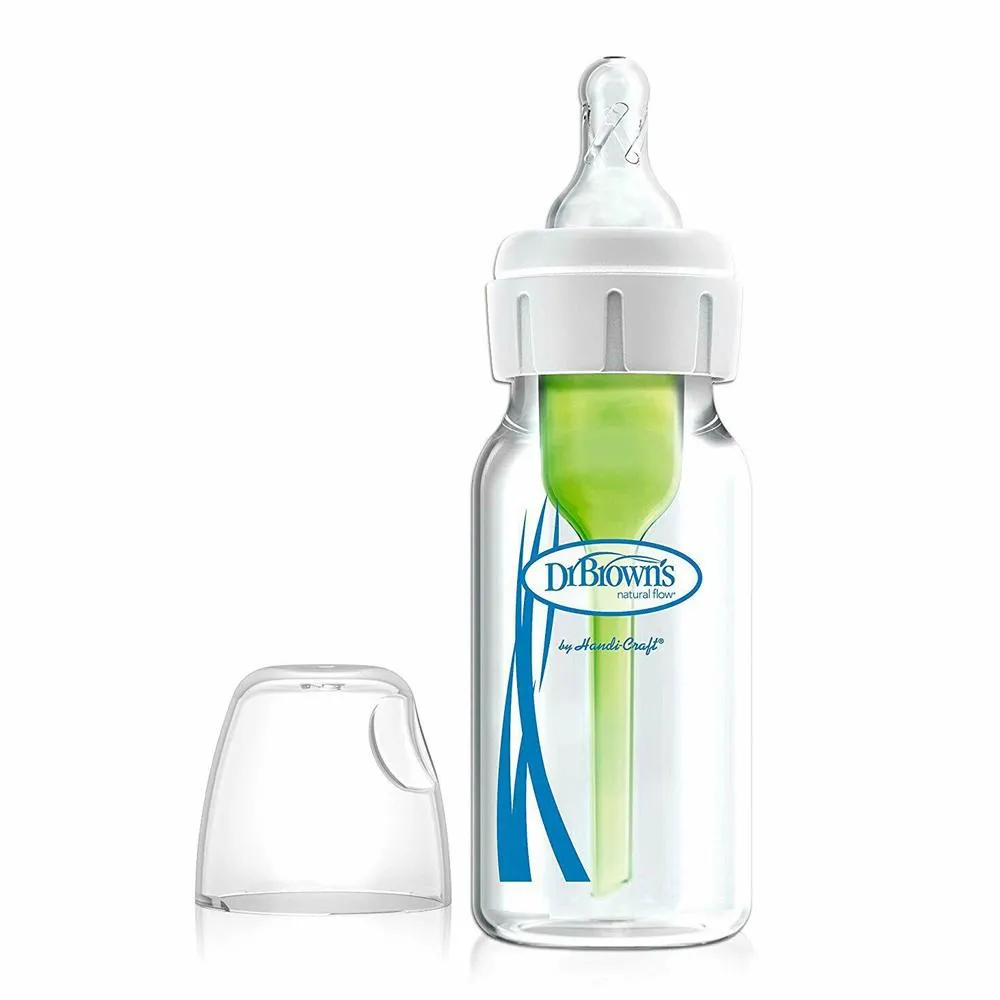 [2-Pack] Dr Brown's 4 oz/120 mL PP Narrow Anti-Colic Options  Baby Bottle 1pc