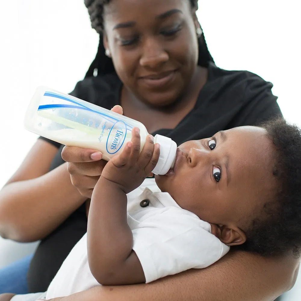 [2-Pack] Dr Brown's 4 oz/120 mL PP Narrow Anti-Colic Options  Baby Bottle 1pc