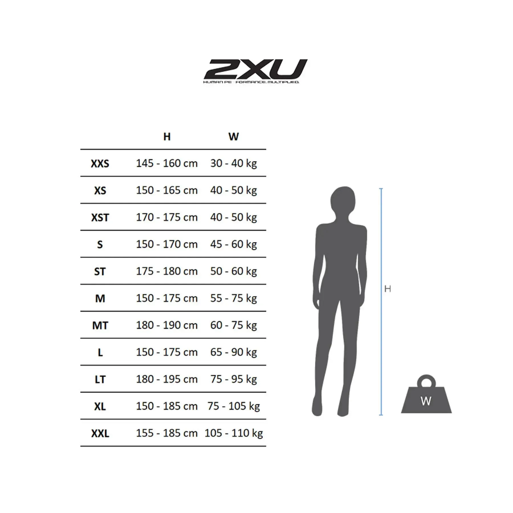 2XU Trainer 7/8 Tights, Damen, Black/Black