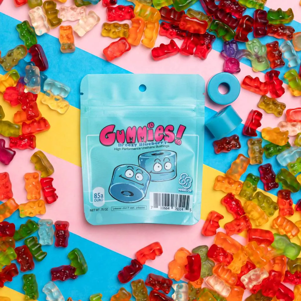 88 Gummies Double Barrel Bushings in Soft 85a