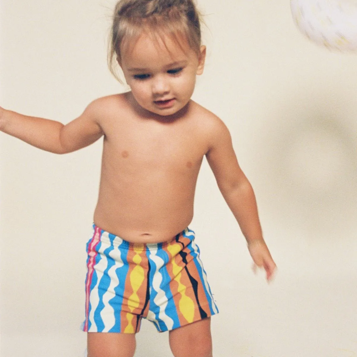 Abstract Mini Swim Trunk