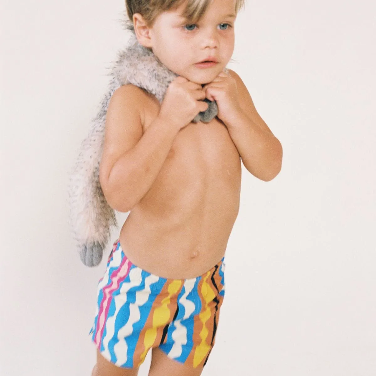 Abstract Mini Swim Trunk