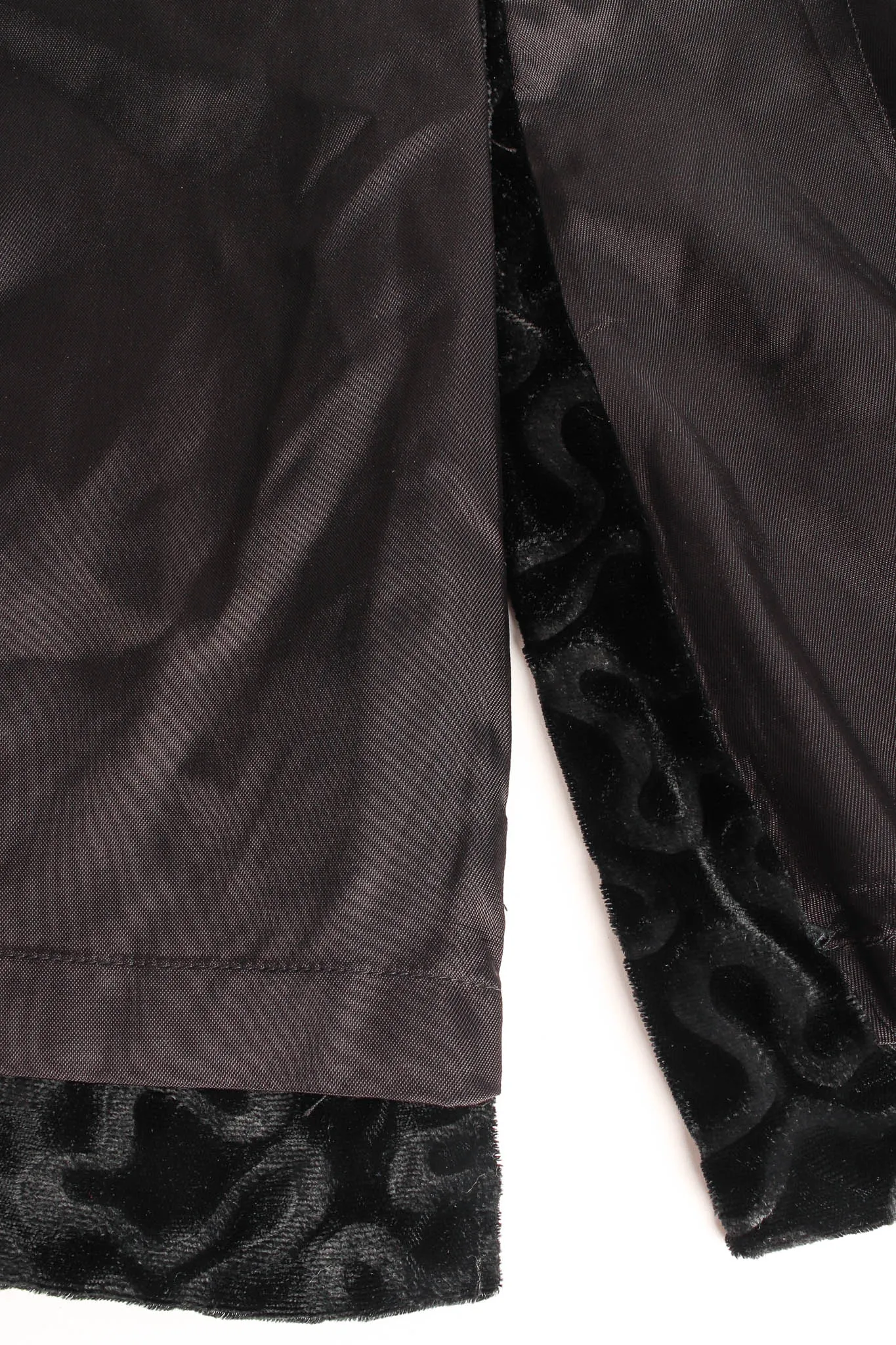 Abstract Swirl Burnout Velvet Blazer