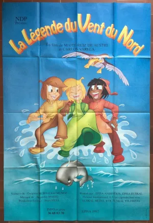 Affiche LA LEGENDE DU VENT DU NORD Maite Ruiz de Austrui CARLOS VARELA 105x155cm