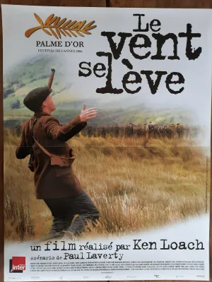 Affiche LE VENT SE LEVE Ken LOACH festival cannes 40x60cm