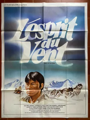 Affiche L'ESPRIT DU VENT Ralph LIDDLE Pius SAVAGE Dan GEORGE 120x160cm