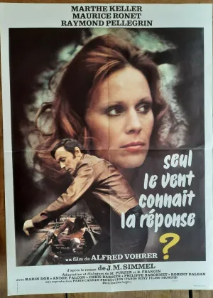 Affiche SEUL LE VENT CONNAIT LA REPONSE Alfred VOHRER Marthe KELLER 60x80cm