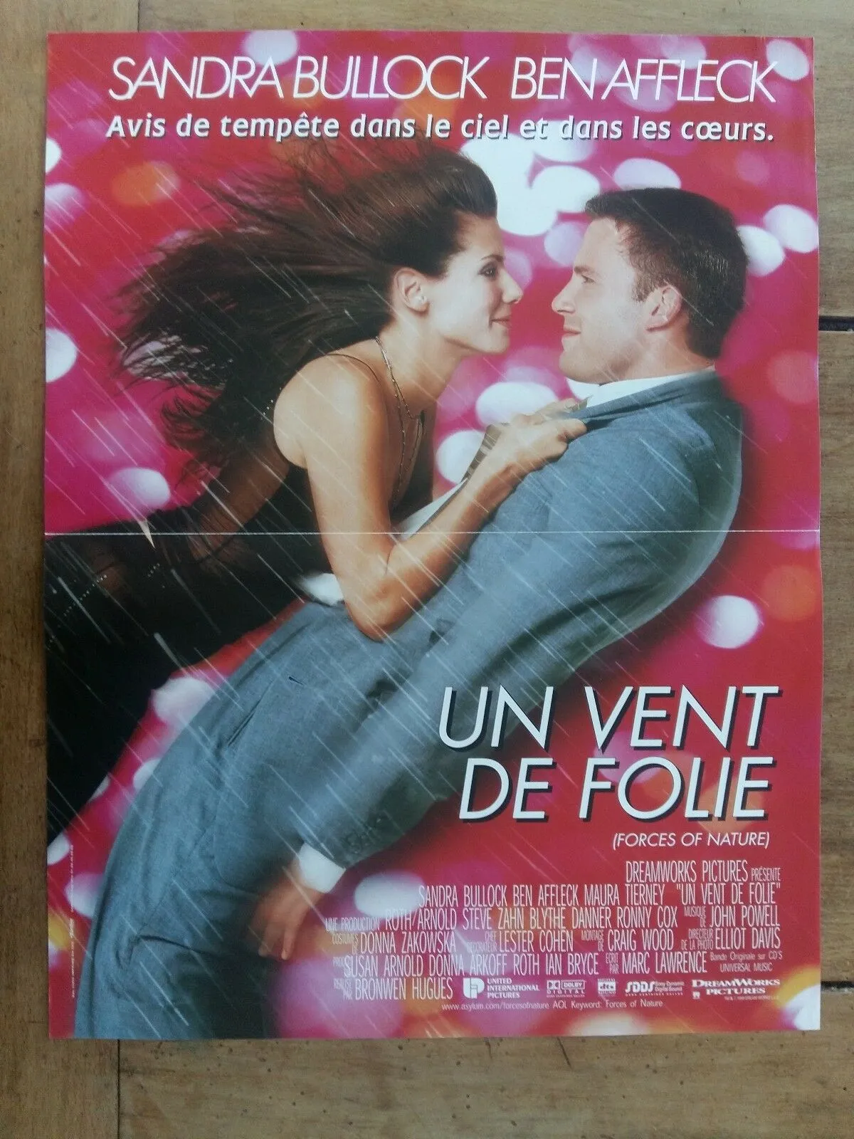 Affiche UN VENT DE FOLIE sandra BULLOCK ben AFFLECK  40x60cm *