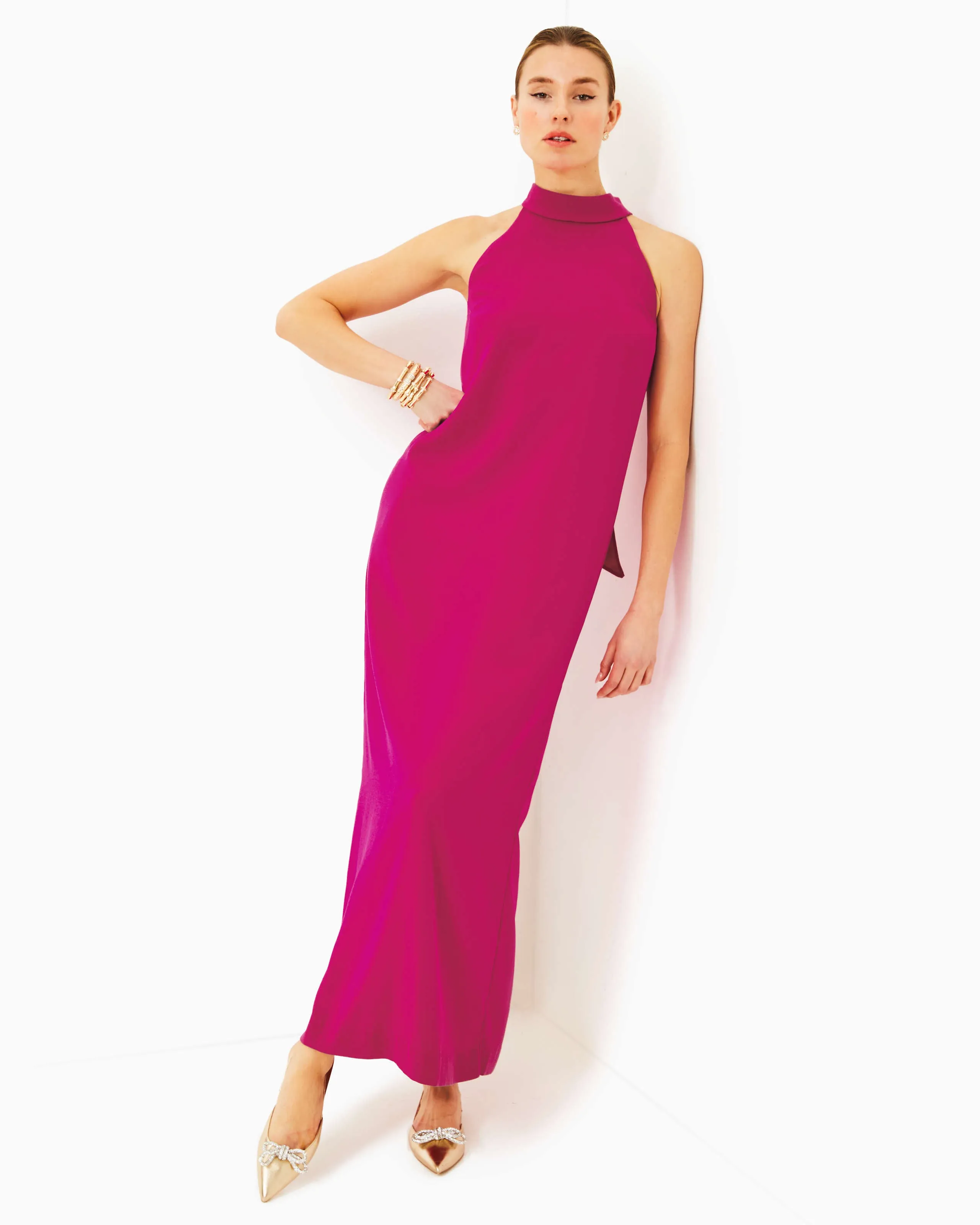 Alaric Halter Maxi Dress