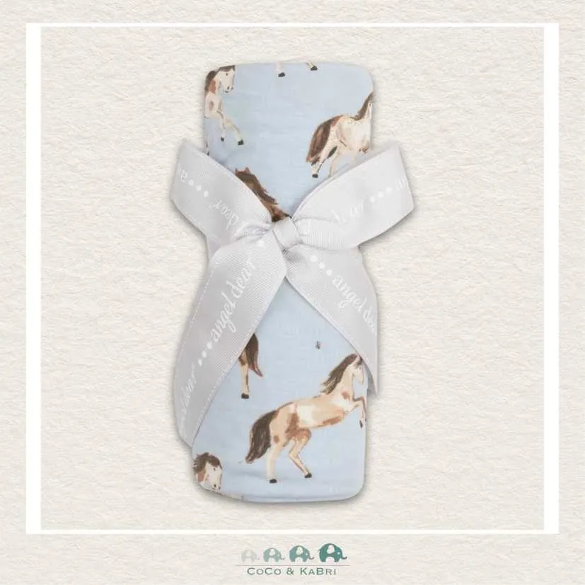 Angel Dear Horses Swaddle Blanket