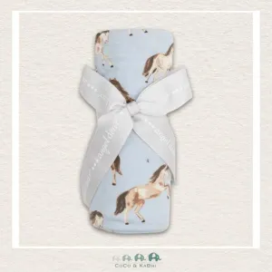 Angel Dear Horses Swaddle Blanket