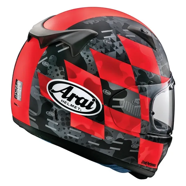 Arai Regent-X Motorcycle Full-Face Helmet - Patch Fluo Graphic