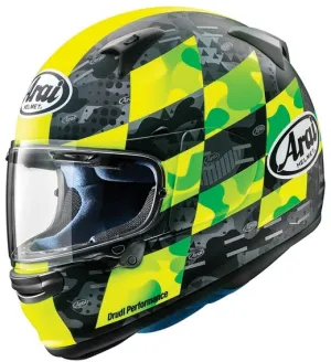 Arai Regent-X Motorcycle Full-Face Helmet - Patch Fluo Graphic