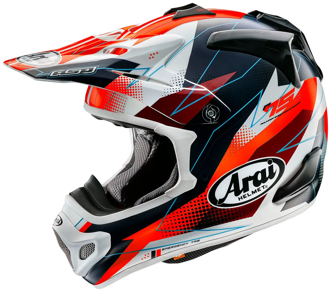 Arai VX-PRO4 Off-Road MX Helmet - Resolute Graphic