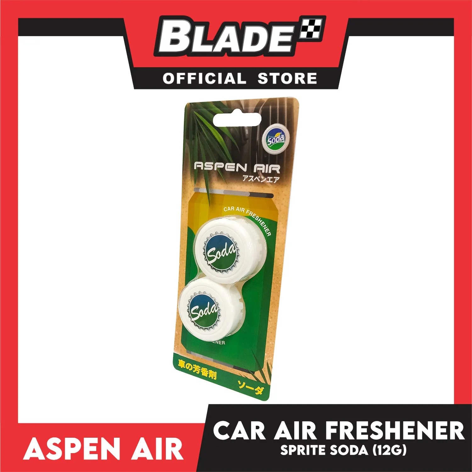 Aspen Air Car Air Freshener (Soda) Long Lasting Fragrance