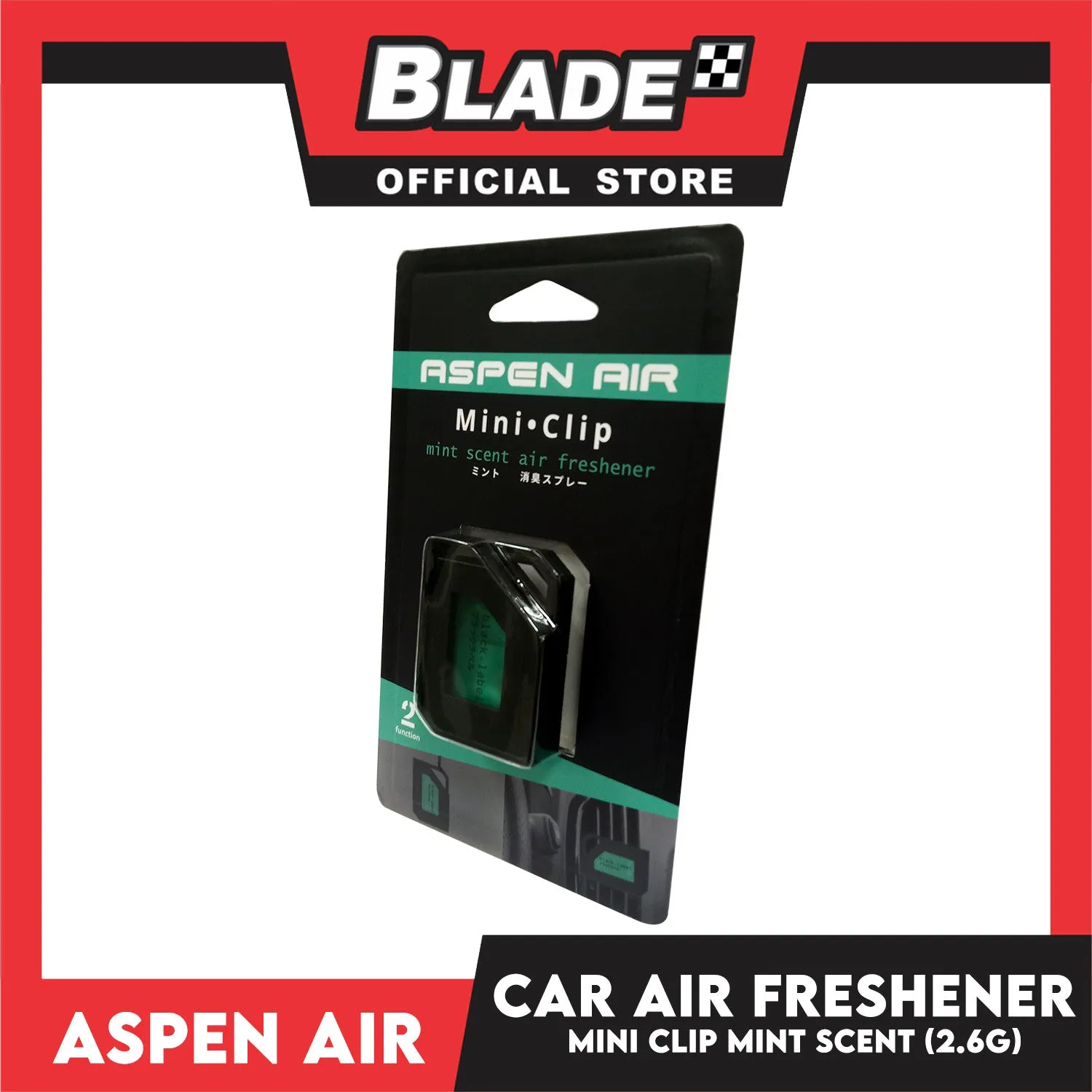 Aspen Air Mini Clip Air Freshener (Mint) 2.6g