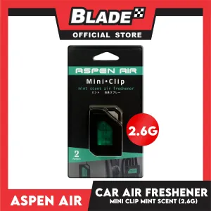 Aspen Air Mini Clip Air Freshener (Mint) 2.6g