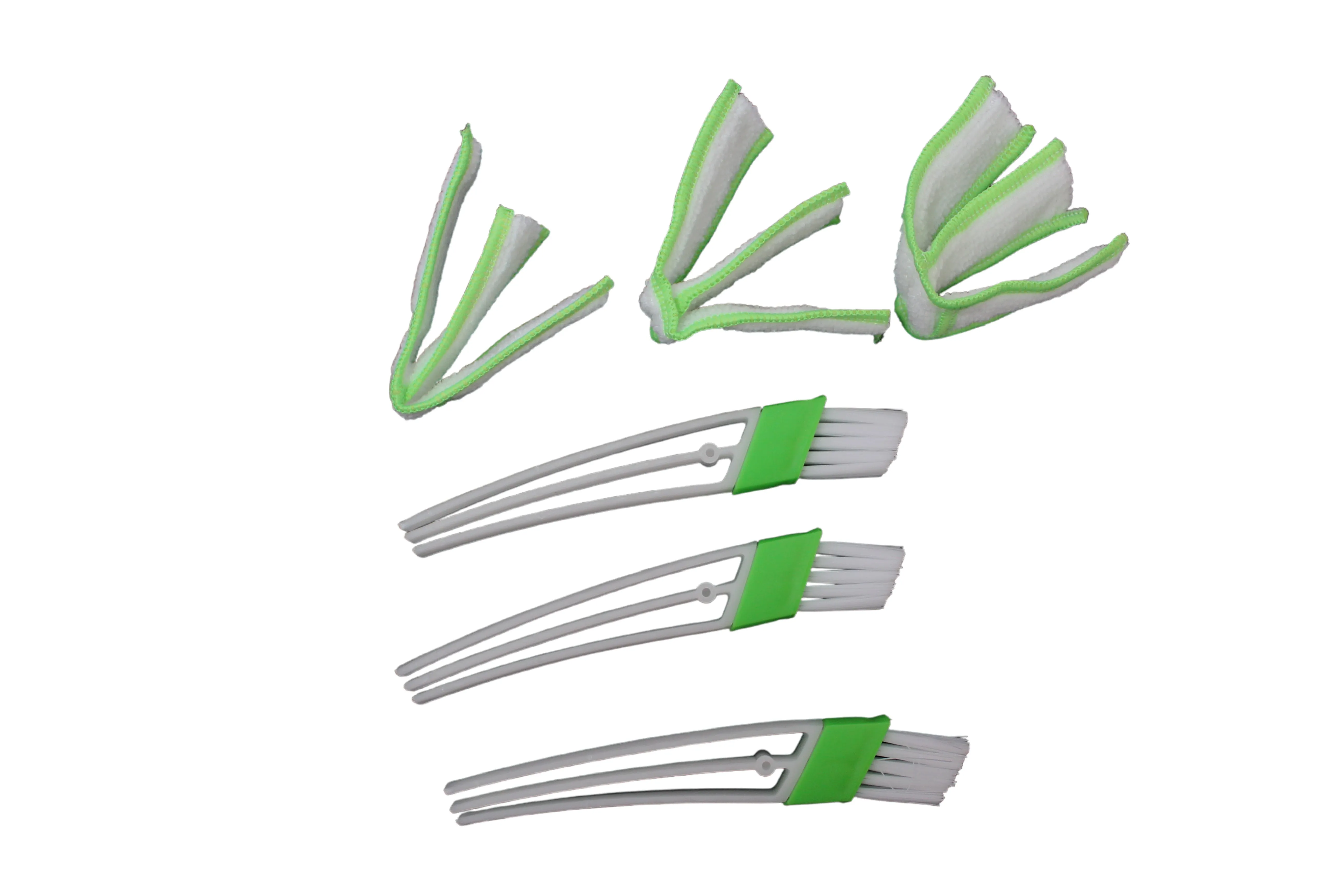 Automotive Air Conditioner Cleaning Brush, Double Ended Duster Tool for Keyboard Window Blinds Shutters -3 Pack