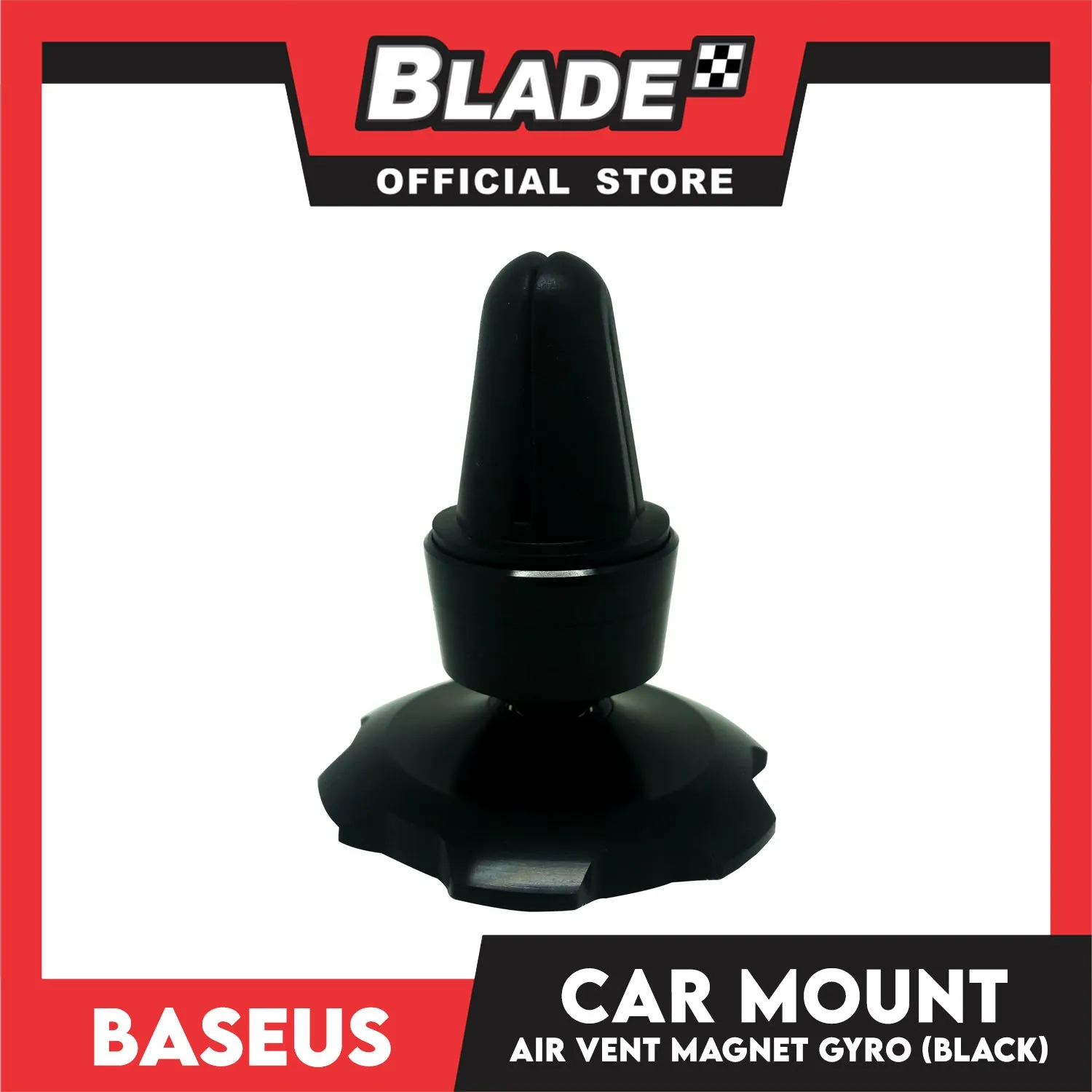 Baseus Gyro Magnet Air Vent Phone Holder SUFHL-01 (Black) Car Mount Phone Holder