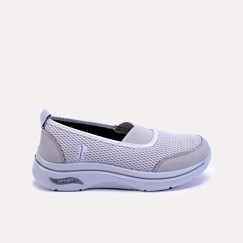Benedicta Gray Slip On Sneakers 0440733
