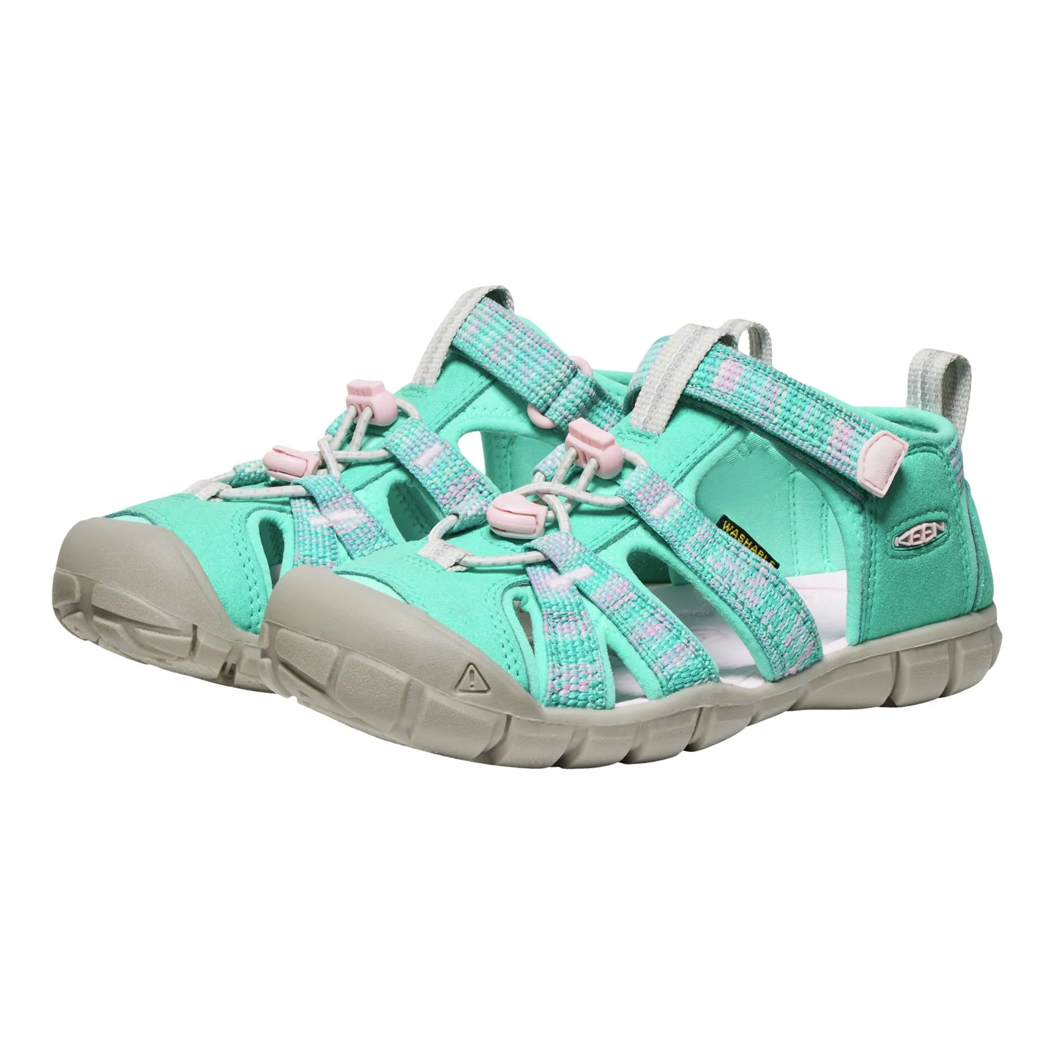 Big Kids' Seacamp II CNX Bright Aqua/Pink-a-boo