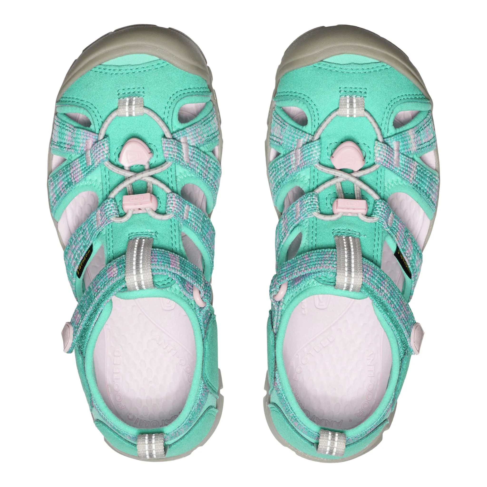 Big Kids' Seacamp II CNX Bright Aqua/Pink-a-boo
