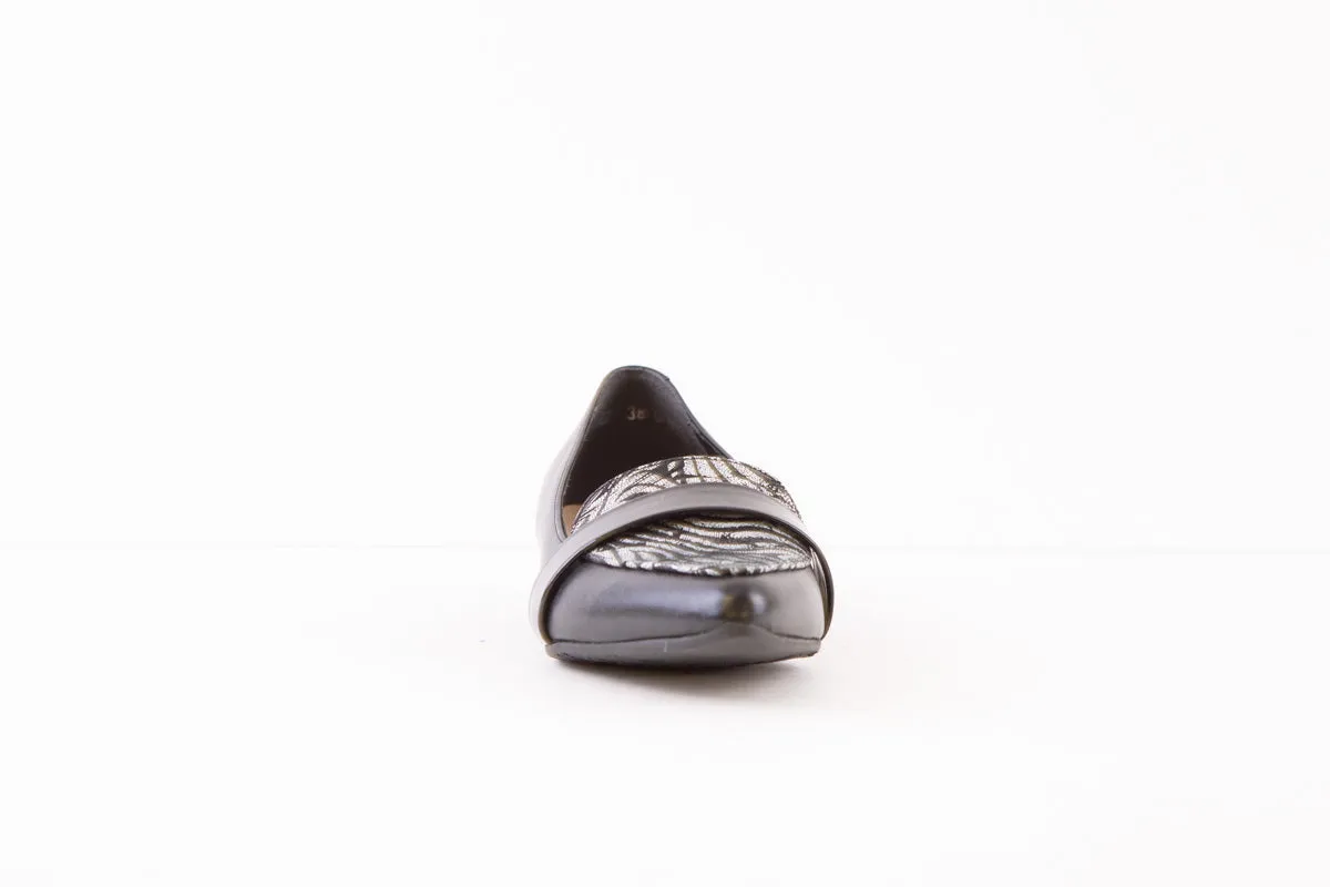 BIOECO 5971  FLAT LOAFER - BLACK MULTI