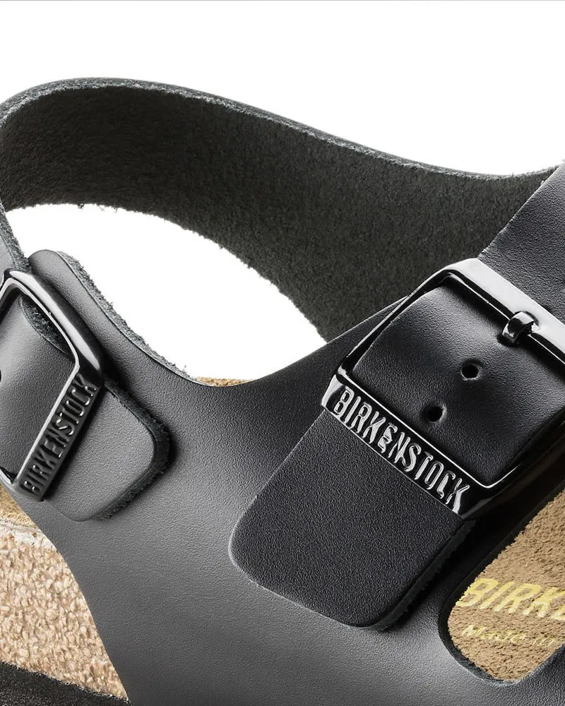 Birkenstock Milano Black Smooth Leather