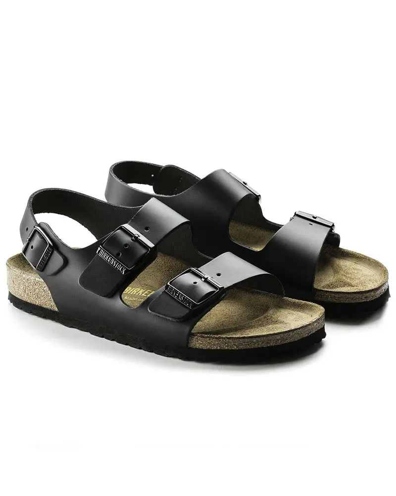 Birkenstock Milano Black Smooth Leather
