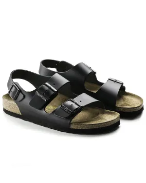 Birkenstock Milano Black Smooth Leather