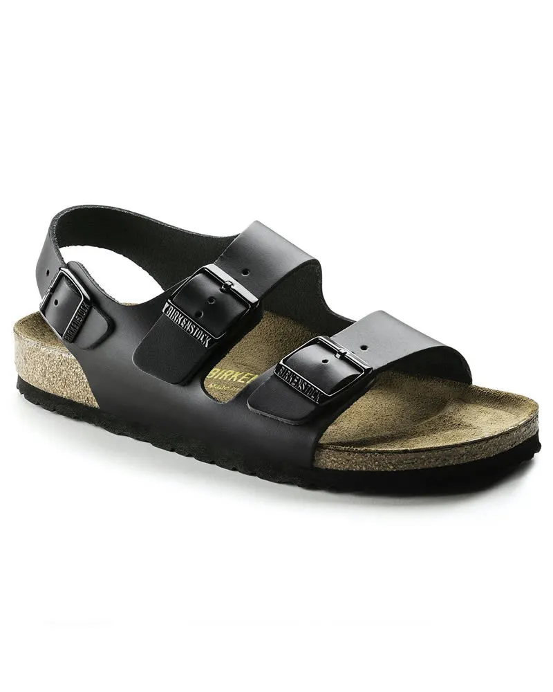 Birkenstock Milano Black Smooth Leather