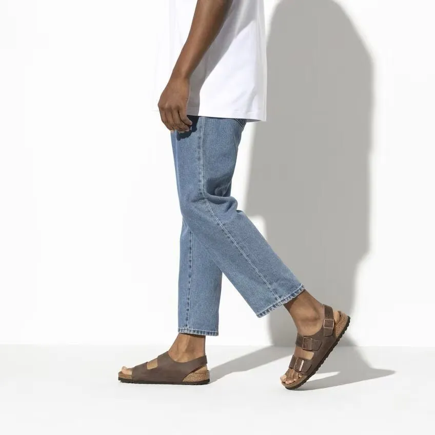 Birkenstock Milano Sandals - Habana Oiled Leather | Comfortable Cork Footbed