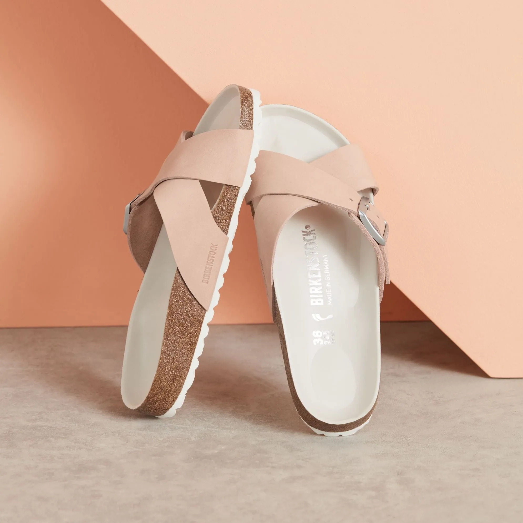 Birkenstock Siena Hex light rose nubuck