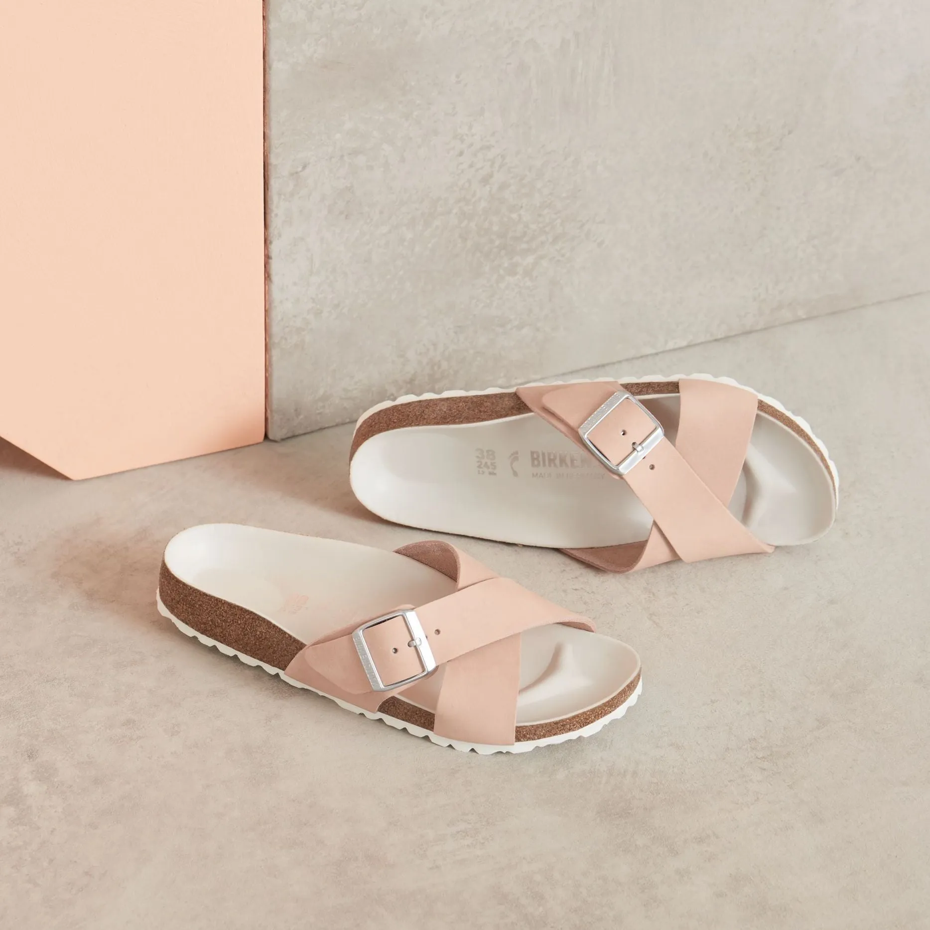 Birkenstock Siena Hex light rose nubuck