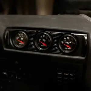 BMW E30 Center Vent Three Gauge Pod