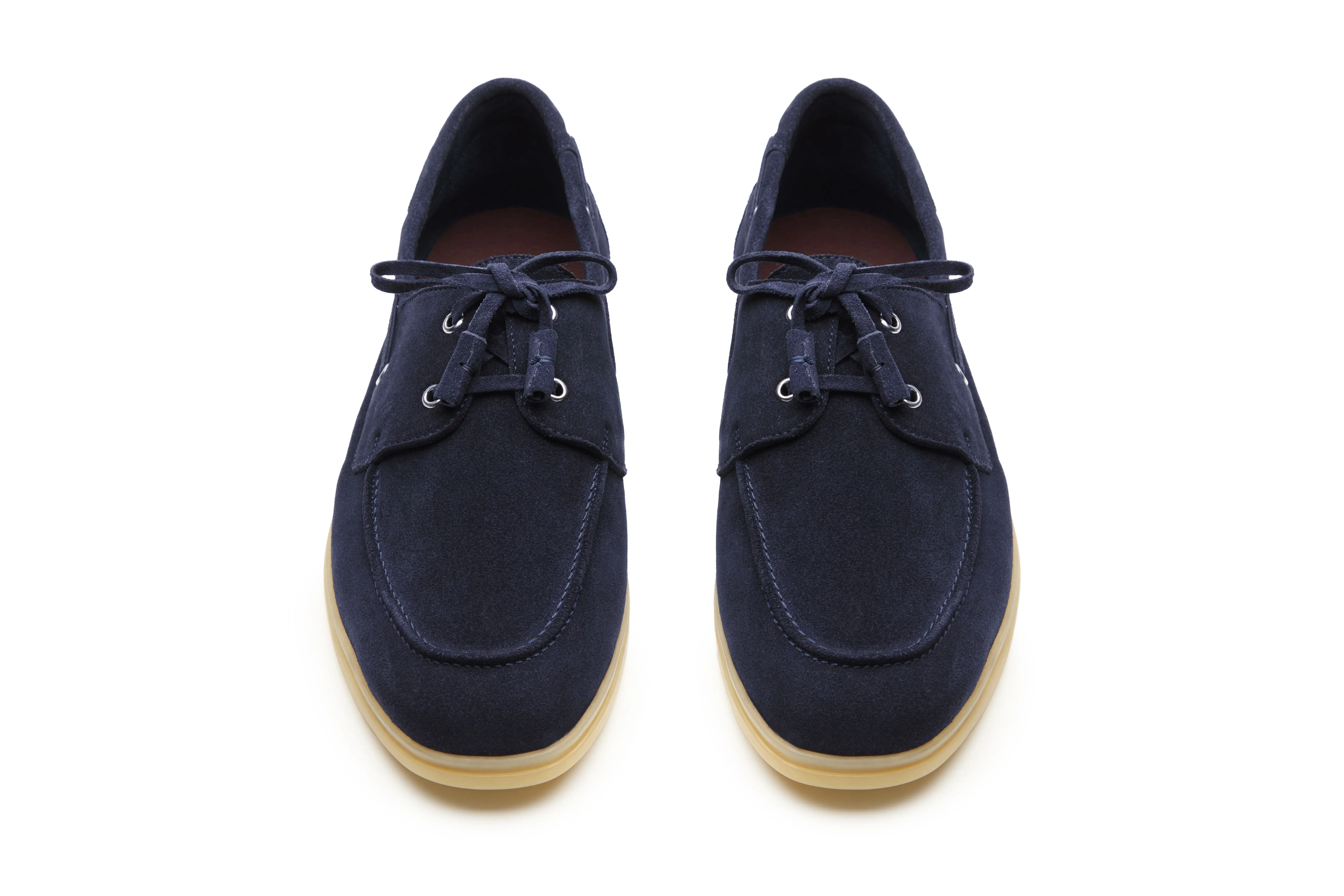 Boat Shoes In Navy Suede