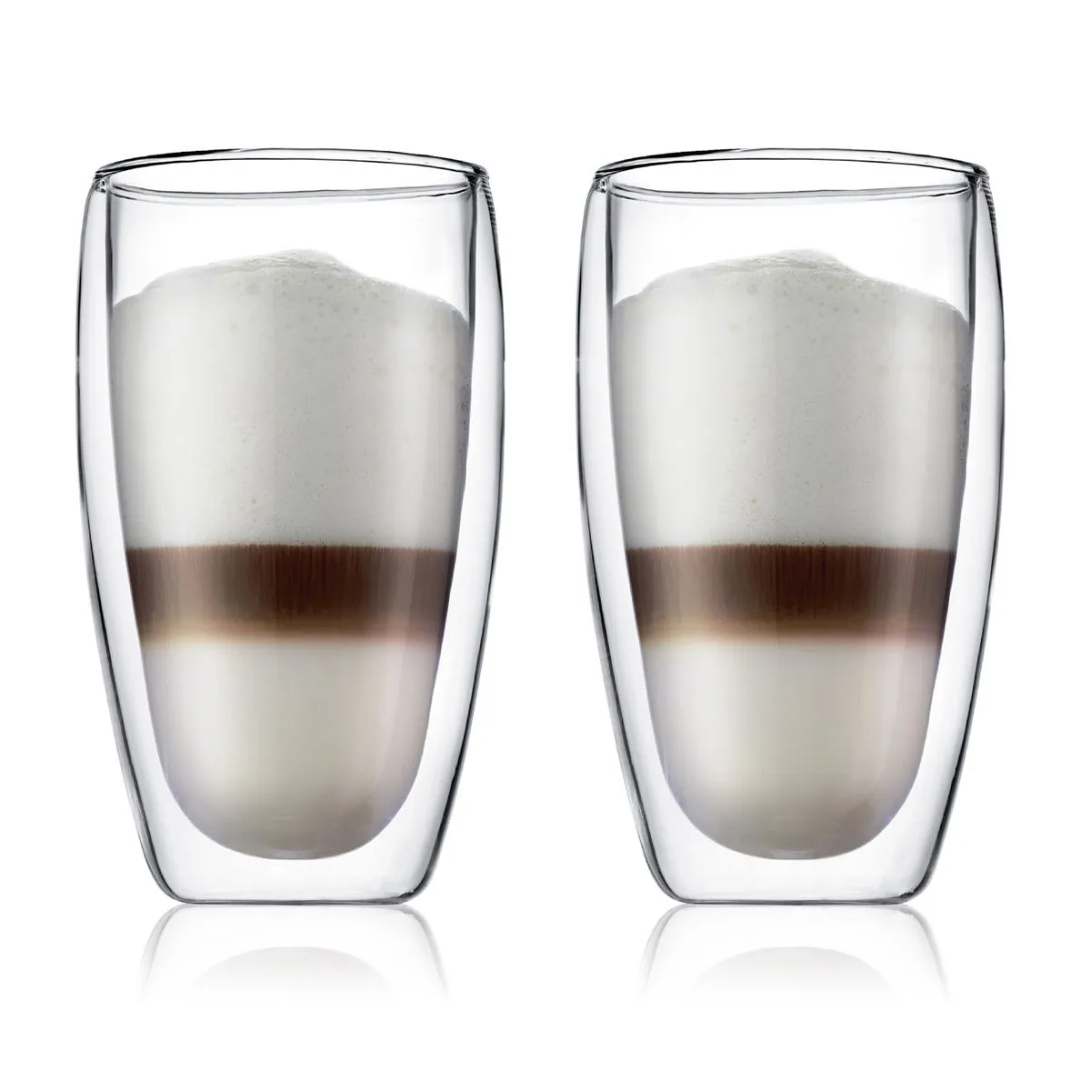 Bodum Pavina 2pc Glass set, Double Wall, Large 450ml