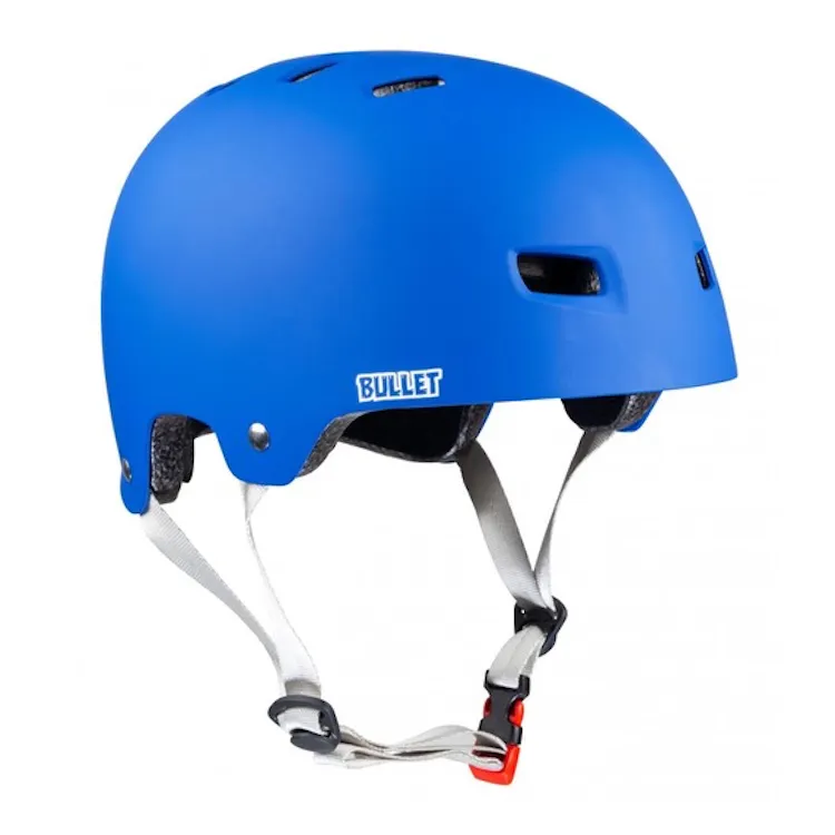 Bullet x Santa Cruz Classic Dot Matt Blue Helmet