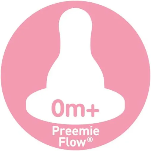[Bundle of 2] Dr Brown's PP Narrow Anti-Colic Options  Baby Bottle, 1-Pack w/ Preemie Nipple
