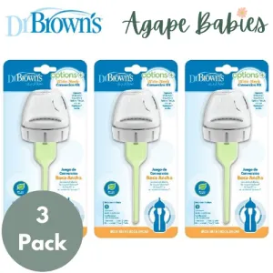 [Bundle of 3] Dr Brown's 9 oz/270 ml Wide-Neck Options  Bottle Conversion Kit -1 Pack