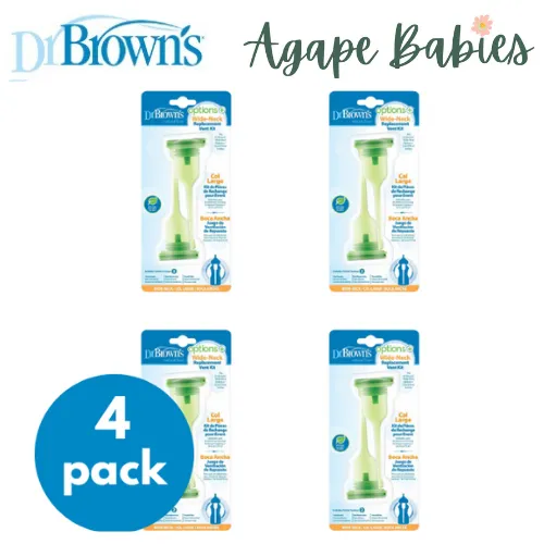 [Bundle of 4] Dr Brown's 5 oz/150 ml Options  Wide Neck Conversion Kit