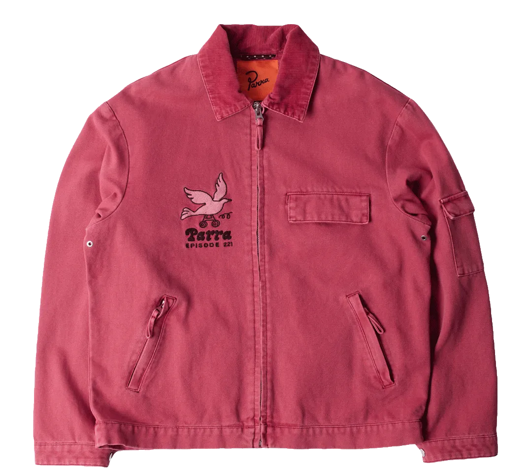 by Parra Twilled Bird Wheel Jacket