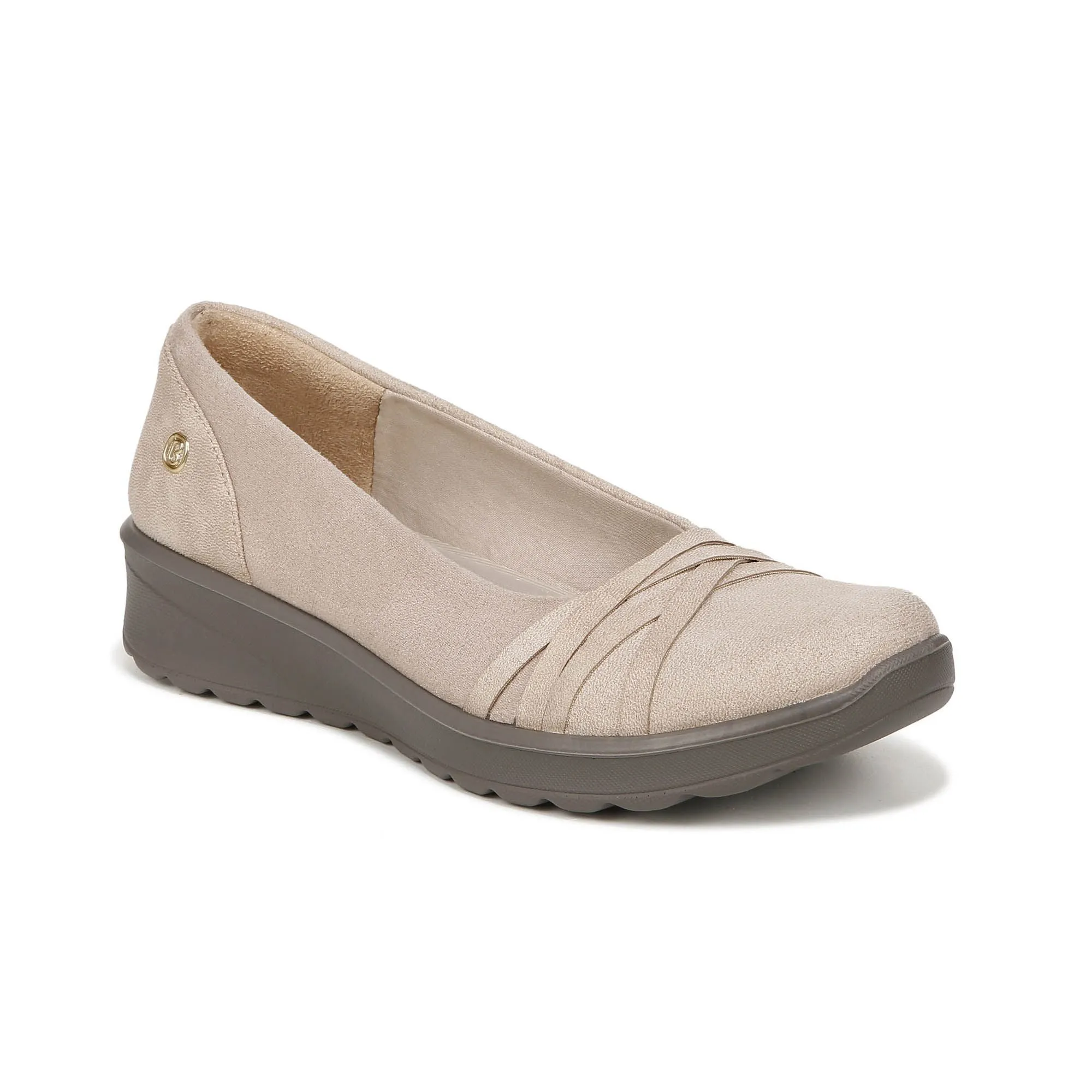BZees Goody Leather Loafer - Beige