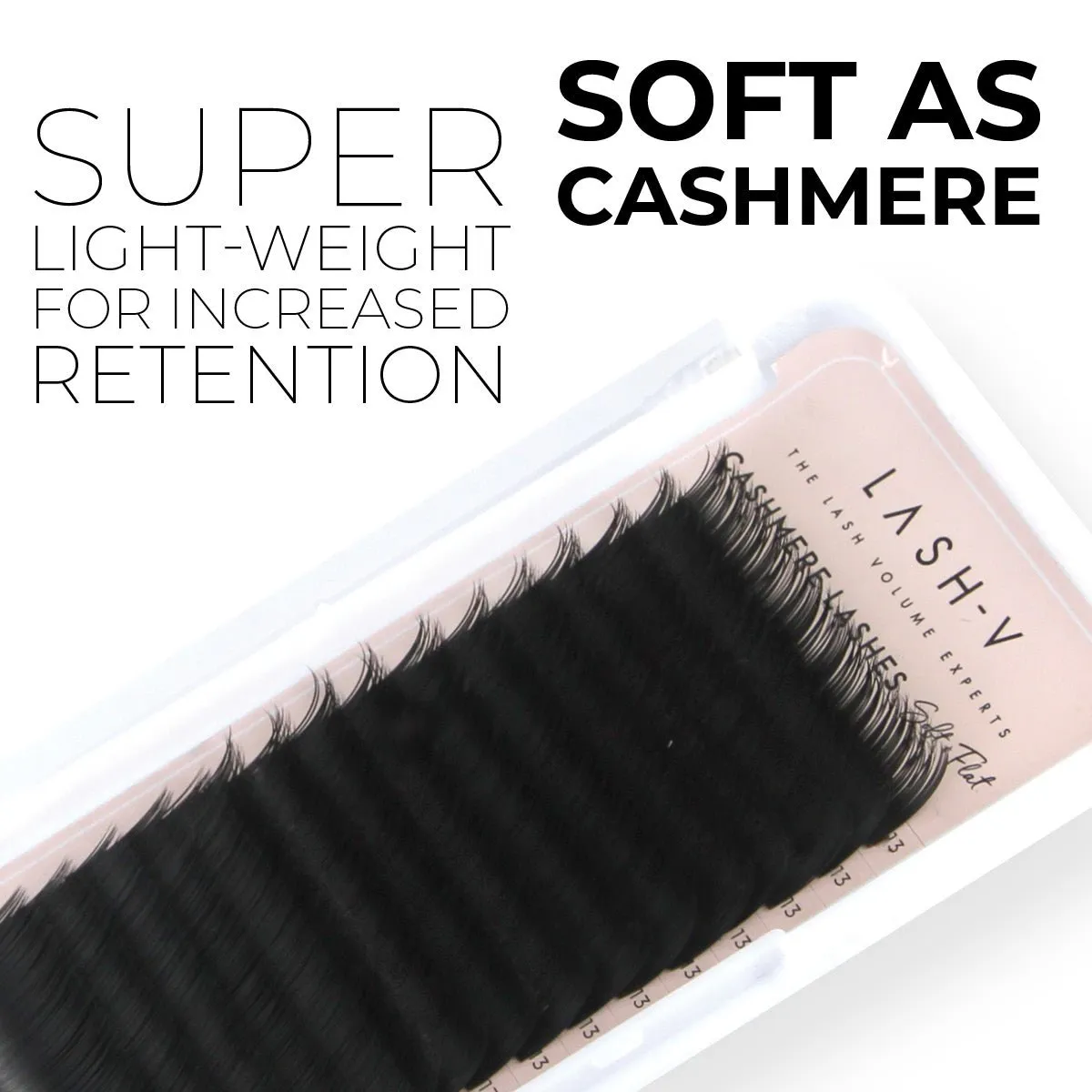 Cashmere Soft Flat Lashes - 0.15 - C Curl