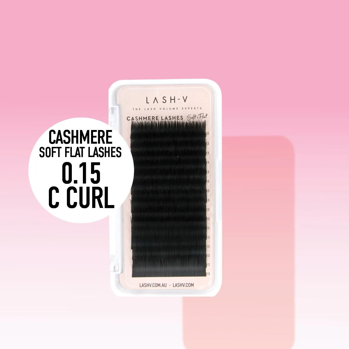 Cashmere Soft Flat Lashes - 0.15 - C Curl