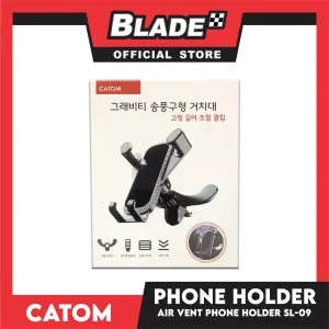Catom Air Vent Car Mount Phone Holder SL-09 Compatible With Any Smartphones