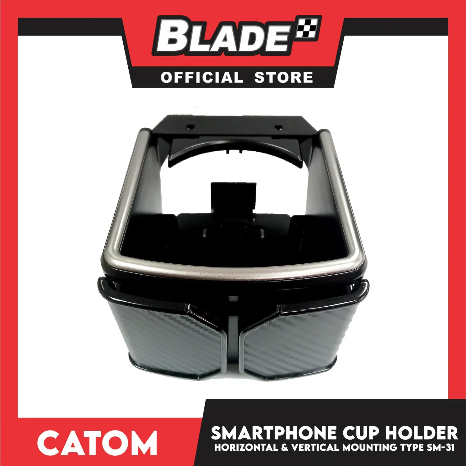 Catom Smartphone Cup Holder Horizontal and Vertical Mounting Type SM-31