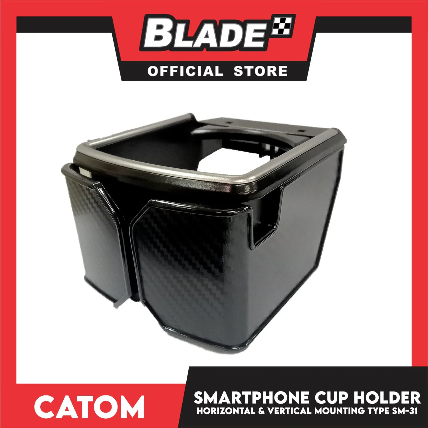Catom Smartphone Cup Holder Horizontal and Vertical Mounting Type SM-31