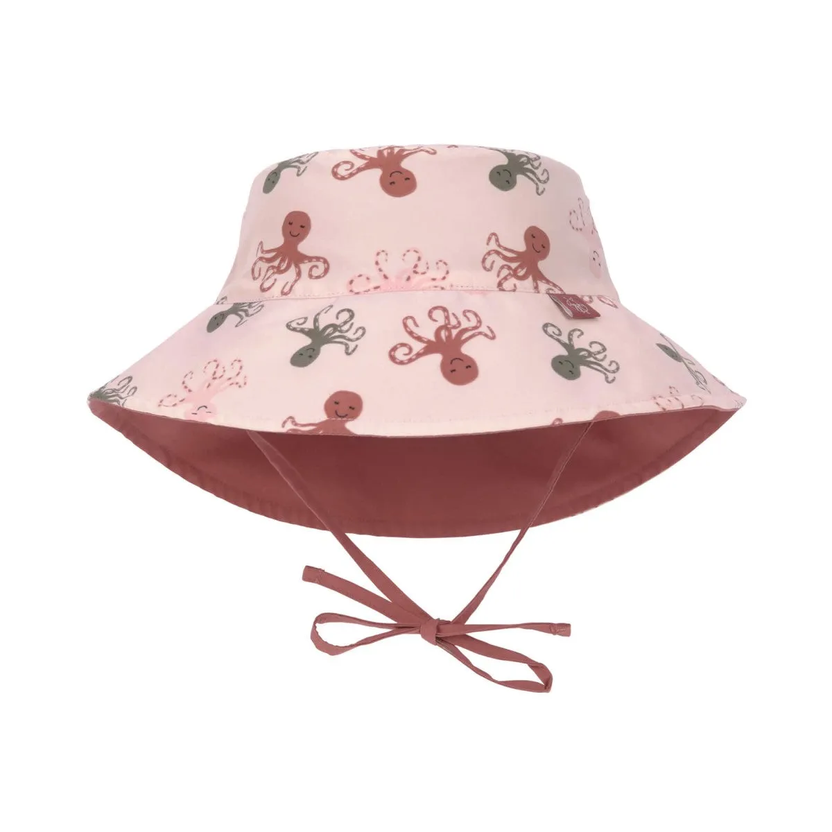 Chapeau soleil réversible - Pieuvre rose - Lässig